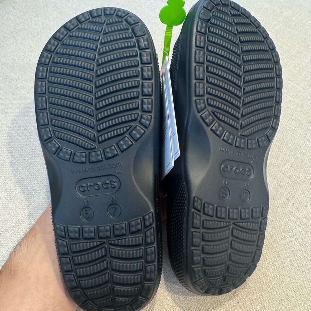 Crocs Baya II Slide, Black Noir, Sz M5/W7, NWT - Picture 7 of 10